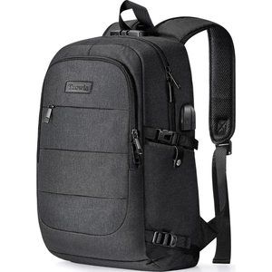 Laptop Travel Slim Backpack Water Resistant Anti-Theft Bag with USB Charging